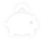 piggy bank icon illustration