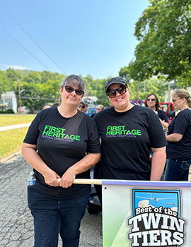 Cheyenne and Amanda at Colonial Days.